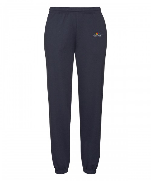 Plain Vintage classic jog pants with small logo print Jog pants Fruit of the Loom 280 GSM